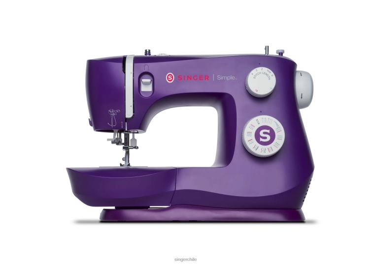 SINGER maquina de coser simple 3337 morada máquinas 860BJ74